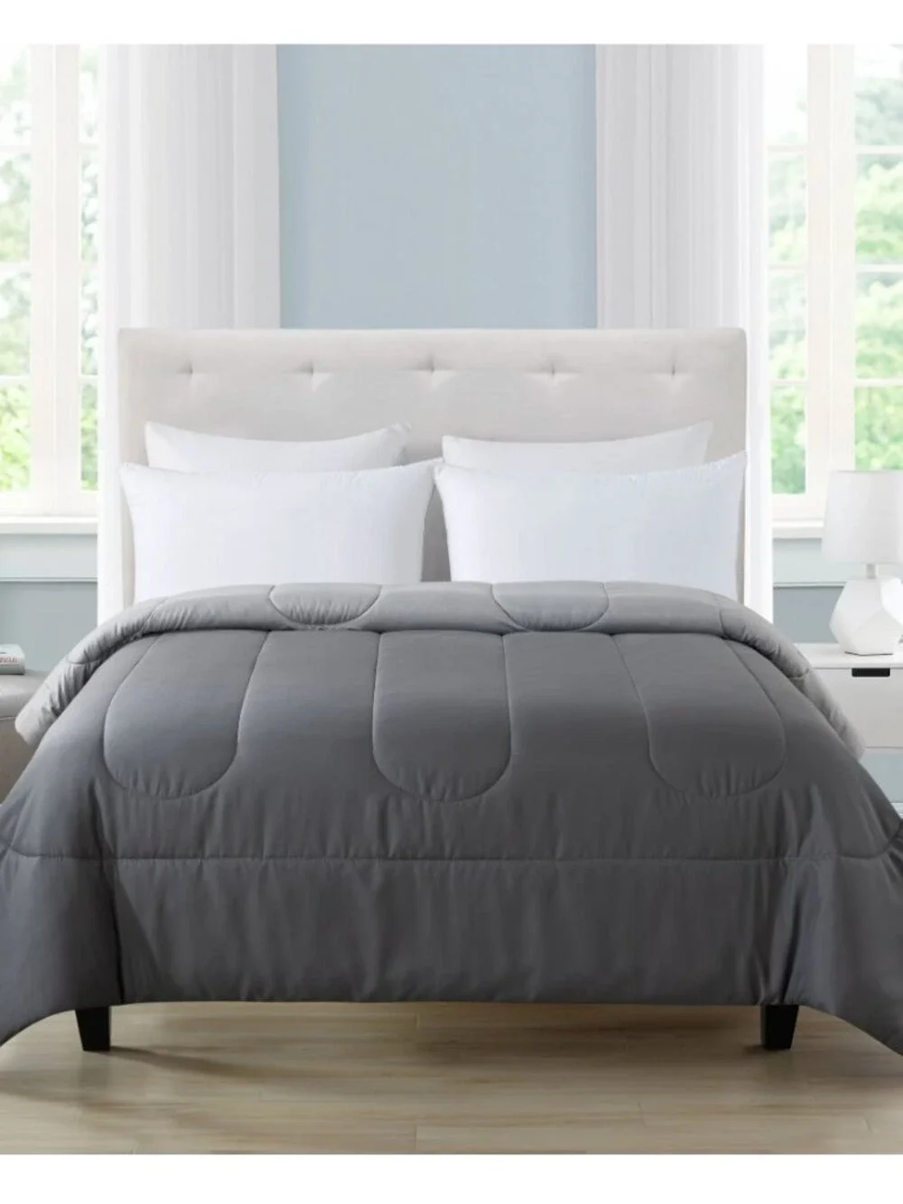 Mainstays Reversible Twin/Twin XL Comforter - Grey